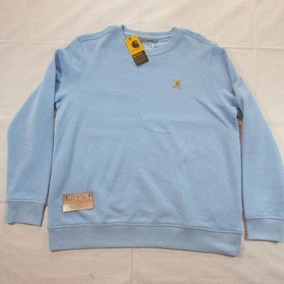 Carhartt Women's Tencel Series Relaxed Fit French Terry Crewneck Sweatshirt Fres - Image 1 of 4