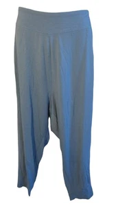 Old Navy 3X Grayish Blue Live-In French Terry Knit Jogger Pants Stretch POCKETS - Picture 1 of 3