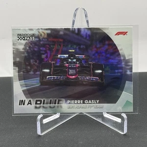 Pierre Gasly BWT Alpine 2024 Topps F1 Paddock Pass In a Blur Insert #BL-10 - Imagen 1 de 2