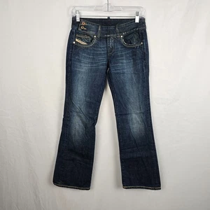Diesel Boot Cut Jeans Damen 26 Blau Dark Wash - Bild 1 von 18