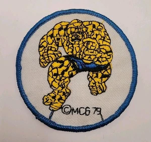 Fantastic 4 The Thing Marvel Comics Vintage 3" Sew On Patch 1979  - Picture 1 of 4