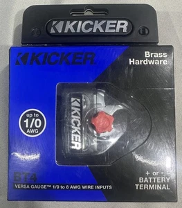 NEW Kicker 46BT4 Positive/Negative Power Battery Terminal 0/1-8 Ga Gauge 3 Out  - Picture 1 of 3