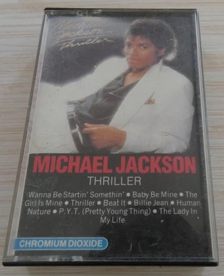 K7 CASSETTE AUDIO TAPE MICHAEL JACKSON THRILLER - Image 1 of 4