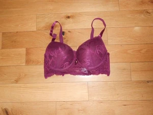 NWOT daisy fuentes Purple padded bra with wires bra 40C - Picture 1 of 1