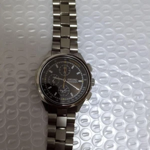 Seiko Ignition Titan Chronograph Quarz Alarm Uhr Herren Armband - Bild 1 von 12