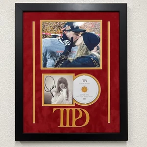Taylor Swift Signed CD Cover Custom Framed PSA Tortured Poets Department Chiefs - Picture 1 of 4