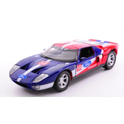 FORD GT CONCEPT BLUE/RED/WHITE 1:24 Motormax Auto Competizione Modellino Nuovo - Immagine 1 di 3
