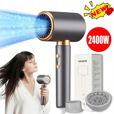 2400W Ionen Föhn Haartrockner mit Diffusor Haarfön Profi Fön Ionen Hair Dryer DE - Bild 1 von 4