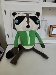 18" THE LAND OF NOD Racoon 2012 Crate & Barrel - Bild 1 von 7