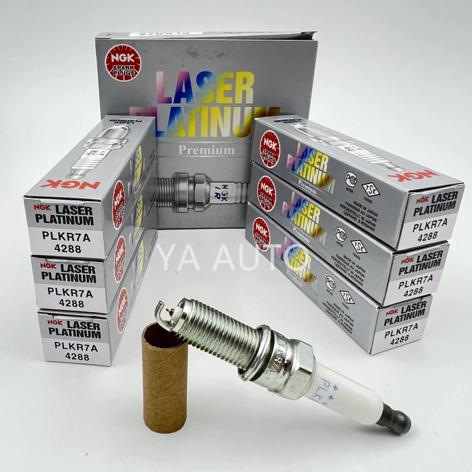 6x NGK Spark Plug PLKR7A 4288 For MERCEDES-BENZ S400 10-13 SLK350 05-11 3.5L V6 - Image 1 of 1