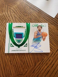 2021-22 Panini Flawless James Bouknight Patch Autographs Emerald #/5 - Bild 1 von 2