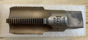 VINTAGE No.1115 MORSE PIPE TAP U.S.A. 11/4 R.H. CARBON STEEL - Picture 1 of 7
