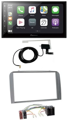 Pioneer USB MP3 2DIN Bluetooth DAB Autoradio für Alfa Romeo 147 GT 00-10 silber - Bild 1 von 4