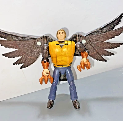 1998 VINTAGE HASBRO TOBIAS-HAWK ANIMORPHS DELUXE TRANSFORMERS 4.5” ACTION FIGURE - Image 1 of 4
