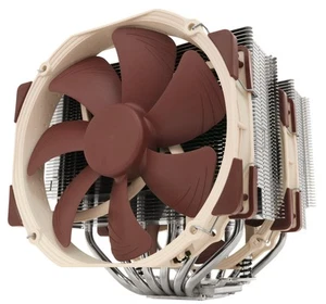 NH-D15, Premium CPU Cooler with 2X NF-A15 PWM 140mm Fans (Brown) - Picture 1 of 6
