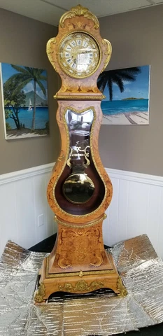 Le Ore Franz Hermle Very Rare and Beautiful Italian Made Grandfather Clock Cover