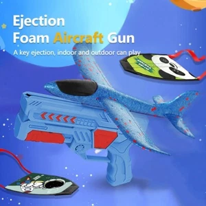 Kids Airplane Launcher Toys 2Flight Foam Glider Catapult Plane Toy for Boys Girl - Picture 1 of 6