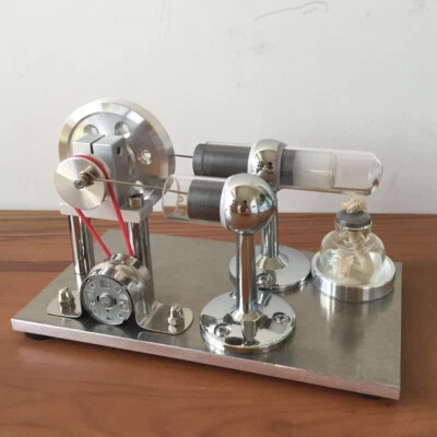 Powerful Hot Air Stirling Engine Model Toy Mini Electricity Generator Motor Toy - Image 1 of 4