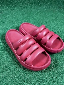 Größe 9 - Herren UGG Sport Yeah Samba roter Riemen Sandalen Schuhe keine Rückenriemen sauber! - Bild 1 von 8