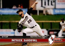 2017 Quad Cities River Bandits SGA Grandstand #26 Patrick Sandoval Mission Viejo
