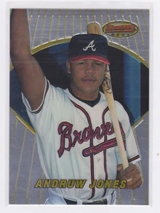 1996 Bowman - Bowmans Best Previews Silver - Andruw Jones #BBP9 - Picture 1 of 2
