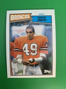 1987 Topps Dennis Smith #42 Denver Broncos - Picture 1 of 2