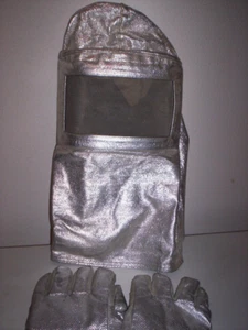 Schweißer Set Helm und Handschuhe - Bild 1 von 4