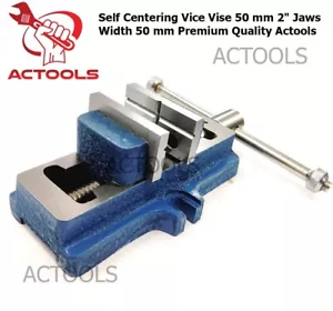 New Self Centering Vice Vise 2" Jaws 50 mm Width 50 mm Premium Quality AU - Foto 1 di 14