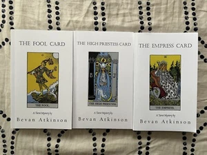 The Fool High Priestess Empress Card Atkinson, Bevan Book Lot Of 3 Tarot Mystery - Picture 1 of 3
