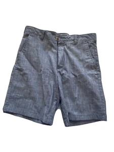 Club Room Herren Chino Kurzgröße 30 Farbe blau Muster Schrittlänge 9 Zoll - Bild 1 von 12