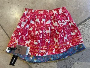 BNWT Lilly+ Sid Girls Pretty Reversible Woodland/ Floral Skirt Age 4-5 Years - Picture 1 of 9