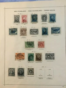 Briefmarken Neufundland (Kanada/Britische Kolonien) - 25 Stück - Bild 1 von 2