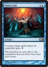 1x Mana Leak LP, English MTG Magic 2011 (M11)