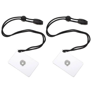 2 Pcs Survival Signal Mirror Emergency Situations for Backpacking - Picture 1 of 12