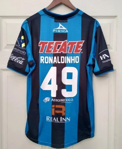 Ronaldinho Queretaro SUPER RARE Jersey Trikot Maglia Kit Brazil FCB LARGE Cover