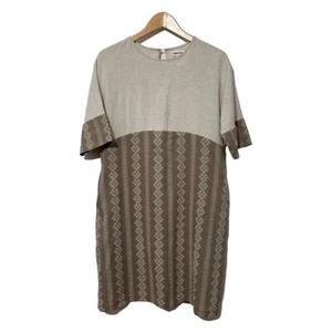 Hidden Alley Womens Linen Dress Size Large Boho Comfort Christmas Present Gift - Picture 1 of 4