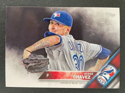 Jesse CHAVEZ 2016 Topps Series Two Baseball #465 Toronto Blue Jays - Image 1 of 2