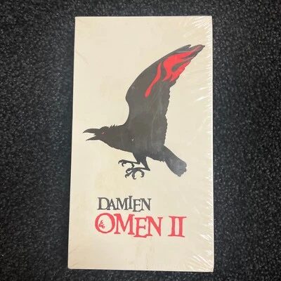 Vintage Sealed VHS Damien Omen II (1992 Fox Video) Horror - NEW Sealed HALLOWEEN - Image 1 of 4