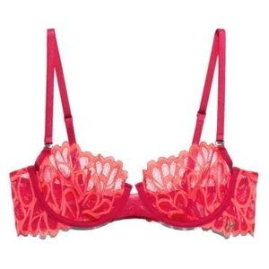 Savage X Fenty Not Sorry Lightly Lined Lace Balconette in Pink, Size 32B - Picture 1 of 3