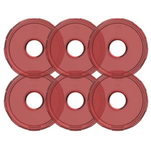 KC Hilites Cyclone V2 Replacement Set of 6 - Red - Picture 1 of 3
