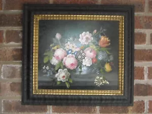 Oil painting on board by Oscar winner Julie Harris. Framed and signed. - Picture 1 of 10