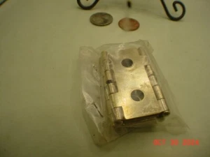 1 3/4" x 1" Brass Butt Hinge with screws (12pcs.) - Picture 1 of 1