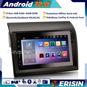 64GB Android 12.0 Autoradio GPS Canbus Fiat Ducato Citroen Jumper Peugeot Boxer - Bild 1 von 21