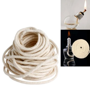 3meters Burner Alcohol Wick Rope Cotton Wick Round Cotton Kerosene Oil Lamp Wick - Picture 1 of 10