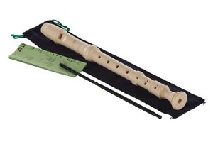 Aulos C-Soprano Recorder Elite German Fingering With Double Holes 302B - Picture 1 of 7