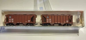Kato N Scale 186-0102 AC & F 70t Covered Hopper ATSF #2 - Picture 1 of 4