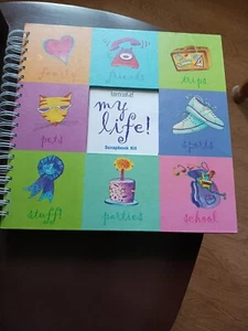 American Girl Doll 10x10 Scrapbook Album with Blank White Paper Embellishments - Picture 1 of 6