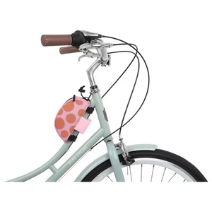 Snack! Ladybug Pink Frame Bag Hook and Loop Straps Bicycle - Picture 1 of 2