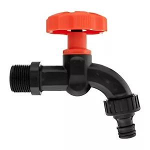 More details for outdoor garden taps brass nylon pvc hose quick connector replacement tank outlet