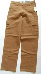 an original Penguin Girls' Relaxed Chino Cargo Pants, Size: 16, Brown   (po) - Picture 1 of 2